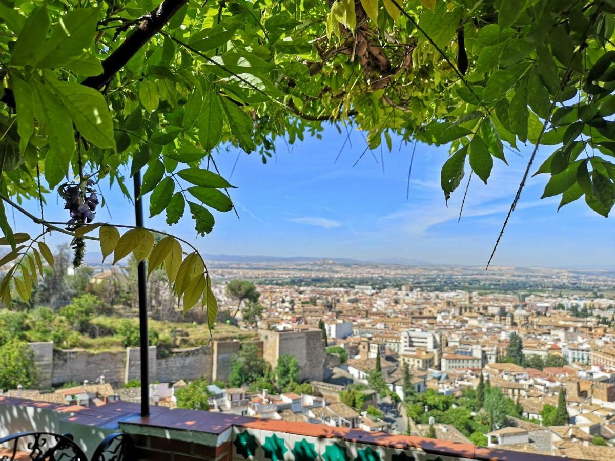 Casa Jardin Alhambra Villa Granada Bagian luar foto